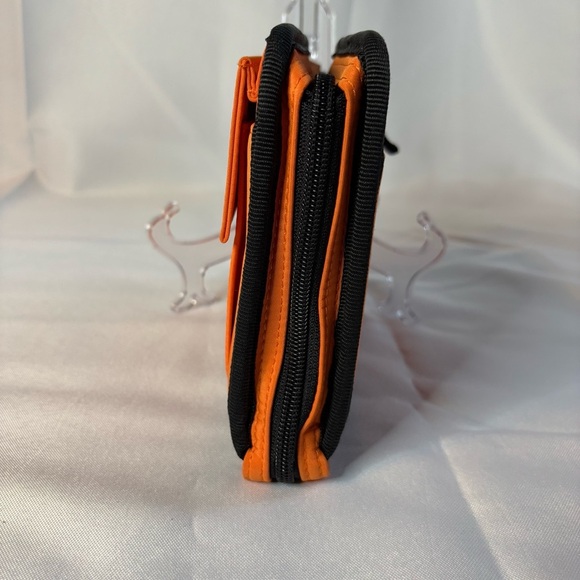 FILOFAX Orange Urban Style Organizer Binder Zip Around - Picture 3 of 12